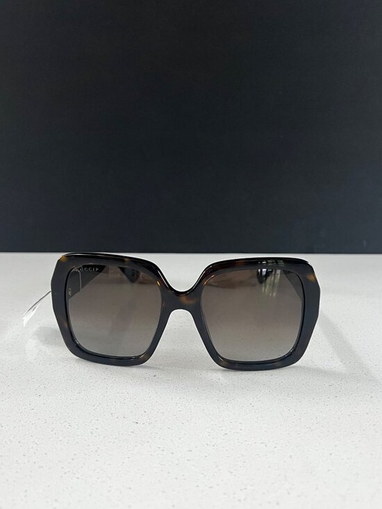 GUCCI GG0096S 006 Core Square DARK HAVANA Sunglasses main image 7